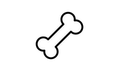 Pet icon outline style with white background eps 8 perfect pixel 