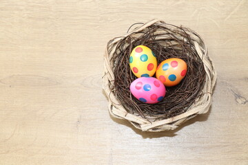 Eier im Korb
