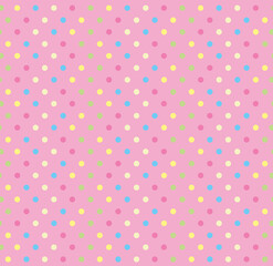 pink dotted pastel pattern
