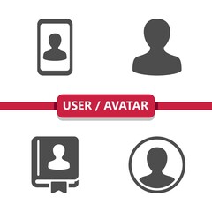 User - Avatar Icons