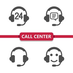 Call Center - Customer Support - Customer Service Icons