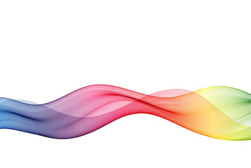 Vector abstract colorful smooth wave lines. Design element for technology, science, music or modern concept.