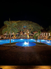 Swimming Pool at Midnight