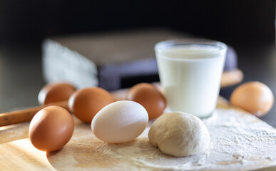 Mother will prepare bakery products for her children