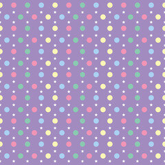 dotted and starry pastel pattern