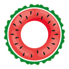 watermelon inflatable ring