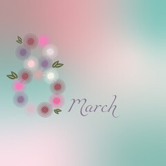 Postcard Women's day 8 march