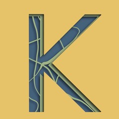alphabet letter k