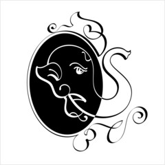 Ganesha Pen Ink Style M_2204005