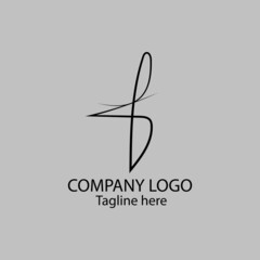 illustration of simple signature for design