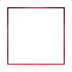 Square Frame, Colorful Abstract Frame, Red Frame