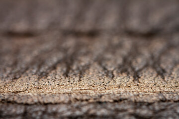 Extreme closeup of a leather