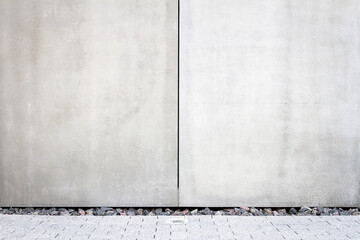 Modern concrete tile wall
