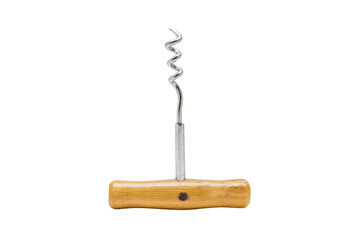 Corkscrew isolated on a white background