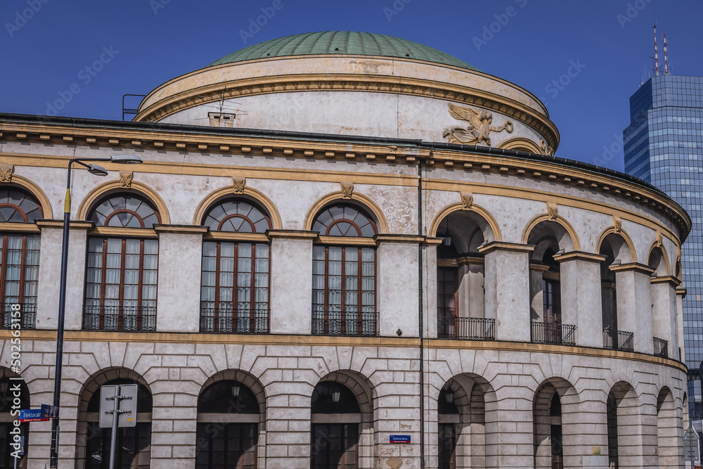 Poster Seat of former Stock Exchange and Bank of Poland