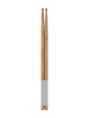 Blank Drum sticks Template, 3d render illustration.