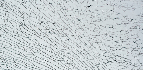 broken broken glass under the bottom crack under the diagonal abstract photo