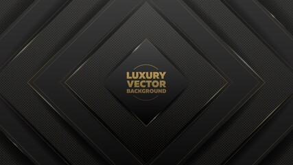 Minimalistic, luxury background in dark colors with clean edges. Vector.