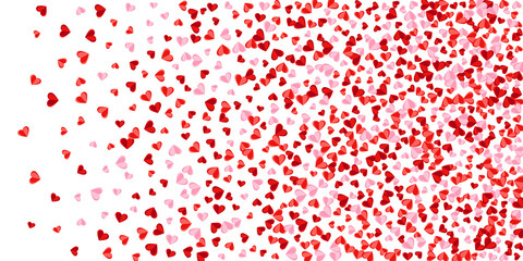 Obraz premium Origami sweet heart symbols beautiful background design. Mother's Day gift decor. Gift card