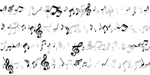 Music note symbols vector design. Melody