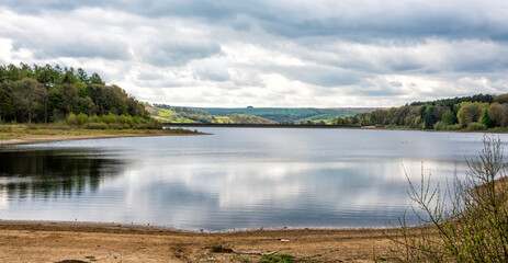 Obraz na płótnie Canvas Swinsty Reservoir, Harrogate, North Yorkshire, United Kingdom