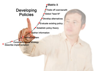 Process of developing policies