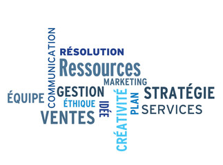 English cloud words. Business cloud words.