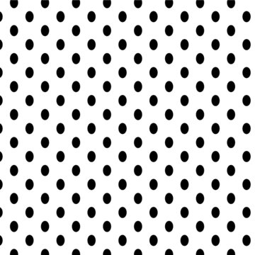 Black and white dots, polka dots, pattern, vector