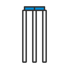 Cricket Wicket Icon