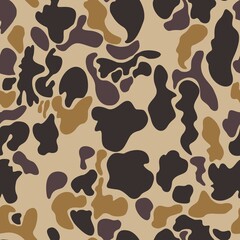 
abstract camouflage seamless pattern, trendy spots, urban illustration.