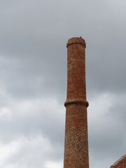 chimney on a sky