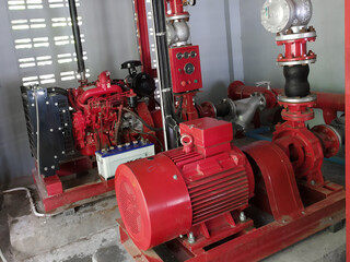 Electric Fire pump and engine fire pump for fire fighting system in industrial.