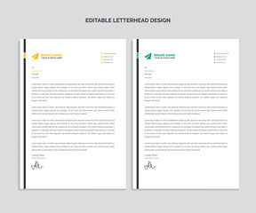 Business Letterhead Design For Company Organization