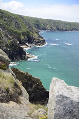 view of coastline with rocks