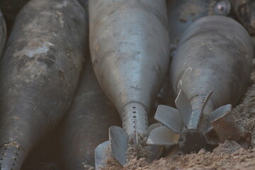 Disposal of Russian unexploded ordnance by the Chernihiv pyrotechnic squad
