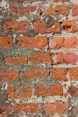 red brick wall, texture and background
