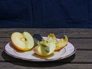 Nature morte - Pomme - dégustation
