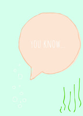 Abstract vector background with hand drawn minimalistic patterns. Template for a simple cover in pastel colors.