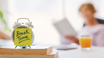 It's break time at home