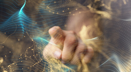 Communication technology for internet business. Global world network and telecommunication