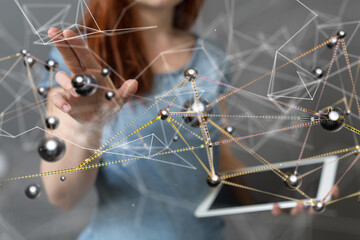 Protect Cloud Information Data Concept..