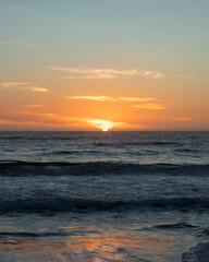 Pacific Ocean in the region of Maule, Chile