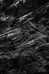 Natural rock texture black and white