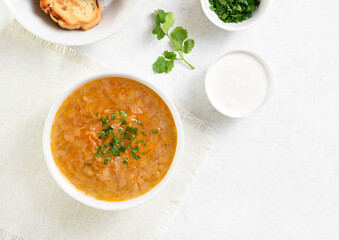 Cabbage (sauerkraut) soup