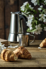 coffee and croissant