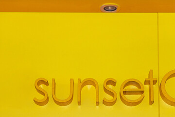 3d Yellow Sunset