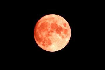 Eclipse. Super full Moon. Superluna llena. Eclipse de luna. Super bright full moon with dark...