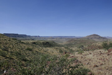 mountain desert landscape in Namibia