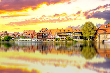 Fototapeta premium Klein Venedig, Bamberg, Bayern, Deutschland 