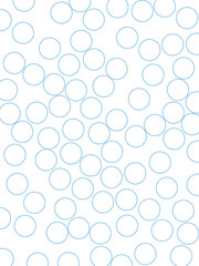 patron de circulos azules sobre fondo blanco